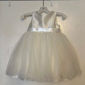 David’s Bridal toddler flower girl dress